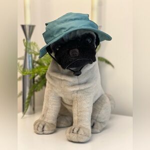 Dog Pet Bucket Hat Beach Pool Summer Sun Adjustable Strap Fashion Ear holes M